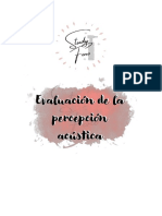 Evaluación de La Percepción Acústica PDF