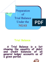 Preparation of Trial Balance Under The