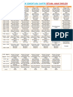 Jadwal Santri Istana Anak Sholeh