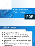 BAB X Membuat Toko Online PDF