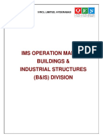 Ims Operation Manual Buildings & Industrial Structures (B&Is) Division