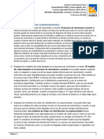 Modelos de colas: procesos de nacimiento y muerte, distribuciones no exponenciales y disciplinas de prioridades