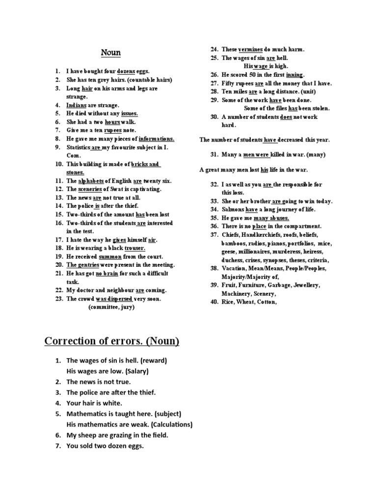 Correction of Errors. (Noun) PDF