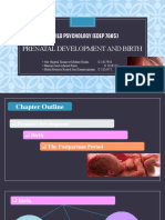 Prenatal Development and Birth: Child Psychology (Edep 7605)