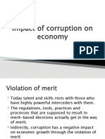 Impact of Corruption On Economy