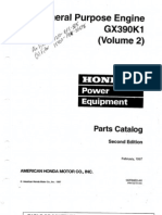 HON-TSB-001 Honda GX390 Parts List
