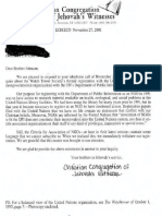 2007-11-27 Reply From WT About Registration As NGO