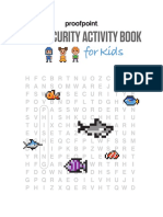 Cybersecurity Activity Book For Kids by Proofpoint