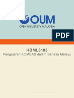 HBML3103 Pengajaran KOMSAS Dalam BM PDF