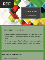 Electricity: By: Saurabh Singh