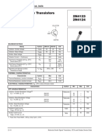 Motorola general purpose transistors data sheet