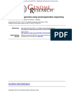 Assembly of Large Genomes Using Second-Generation Sequencing PDF
