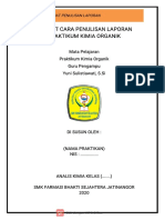 Format - Cara - Penulisan - Laporan - Praktikum Kimia Organik