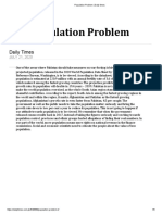Population Problem _ Daily times