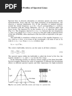 Widths and Profiles of Spectral Lines