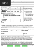 Sick Leave Form For Rafiullah PDF