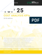 Top 25 Cost Analysis KPIs 2018 Online PDF