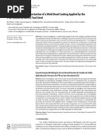 Metallurgical Characterization of A Weld Bead Coating Applied by The PTA Process On The D2 Tool Steel