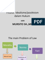 Positivisme dan Idealisme dalam Hukum