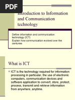 Lesson 1-Introduction To Information and Communication Technology