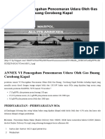 ANNEX VI Pencegahan Pencemaran Udara Oleh Gas Buang Cerobong Kapal - Dimensi Pelaut