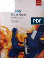 Piano Pieces 2020 2021 Initial Grade ABRSM