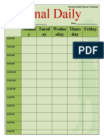 daily planner template 20