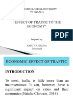 ECONOMIC EFFECT OF TRAFFIC