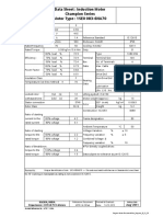 Data Sheet: Induction Motor Champion Series Motor Type: 1SE0 083-6NA70 S
