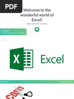 Chapter1 Data Analysis Excel Data Camp