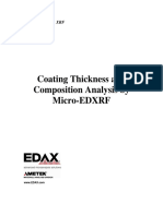 Coating Thickness and Composition Analysis by Micro-EDXRF: Application Note: XRF