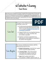 SI & Elearning Course Overview