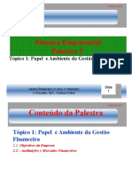 Gestao Financeira I, Mercados e Instituicoes Financeira