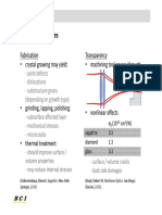 Material Challenges: Fabrication Crystal Growing May Yield: Transparency Machining Tool Passes Through
