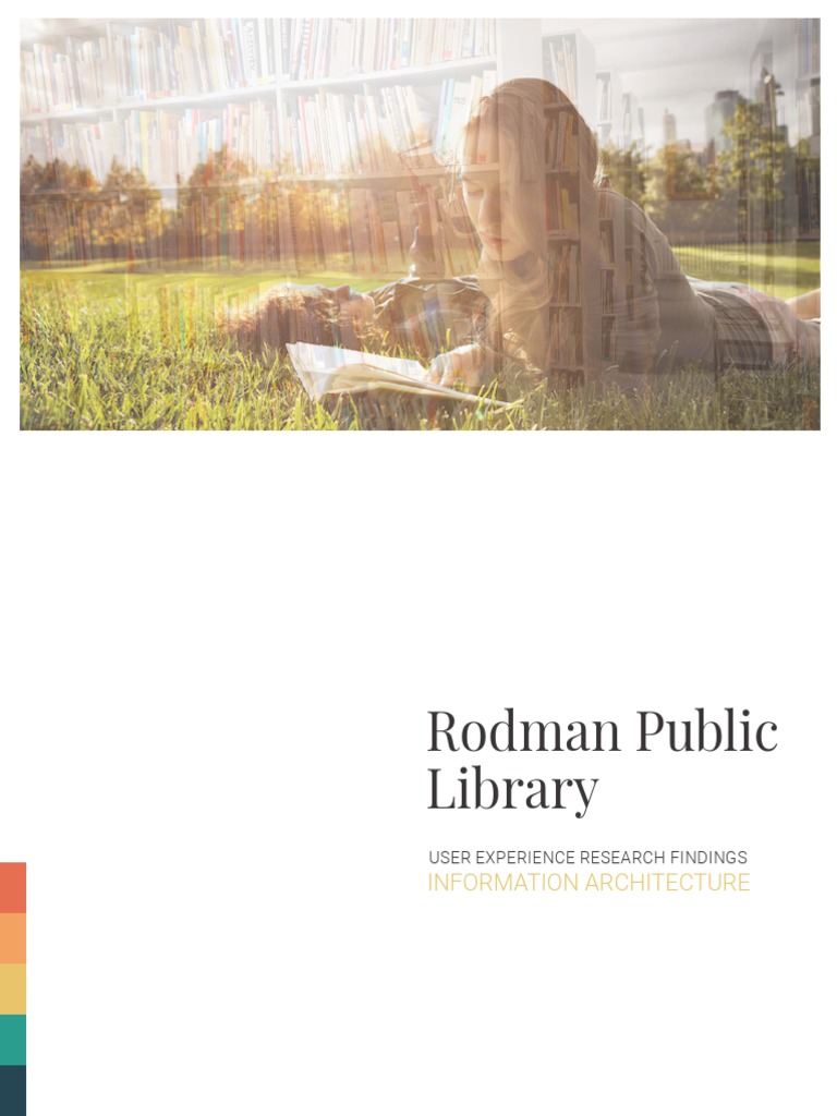 Rodman Library UX Initiative PDF PDF Genealogy Usability