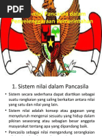 Pertemuan Ketiga Bab 1 Nilai-Nilai Pancasila Dalam Penyelenggaraan Pemerintahan