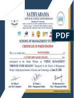 Stress Management Certificate - 202 PDF