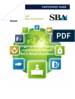 Participant Guide Organizational Types PDF