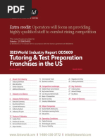 IBISWorld - Tutoring & Test Preparation Franchises in The US - 2019