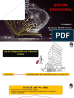 Analisis de La Ley Código de Ética No. 27815