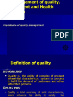 Importance of Quality Management