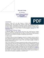 Ultrasonic Testing: S.P. Srivastava