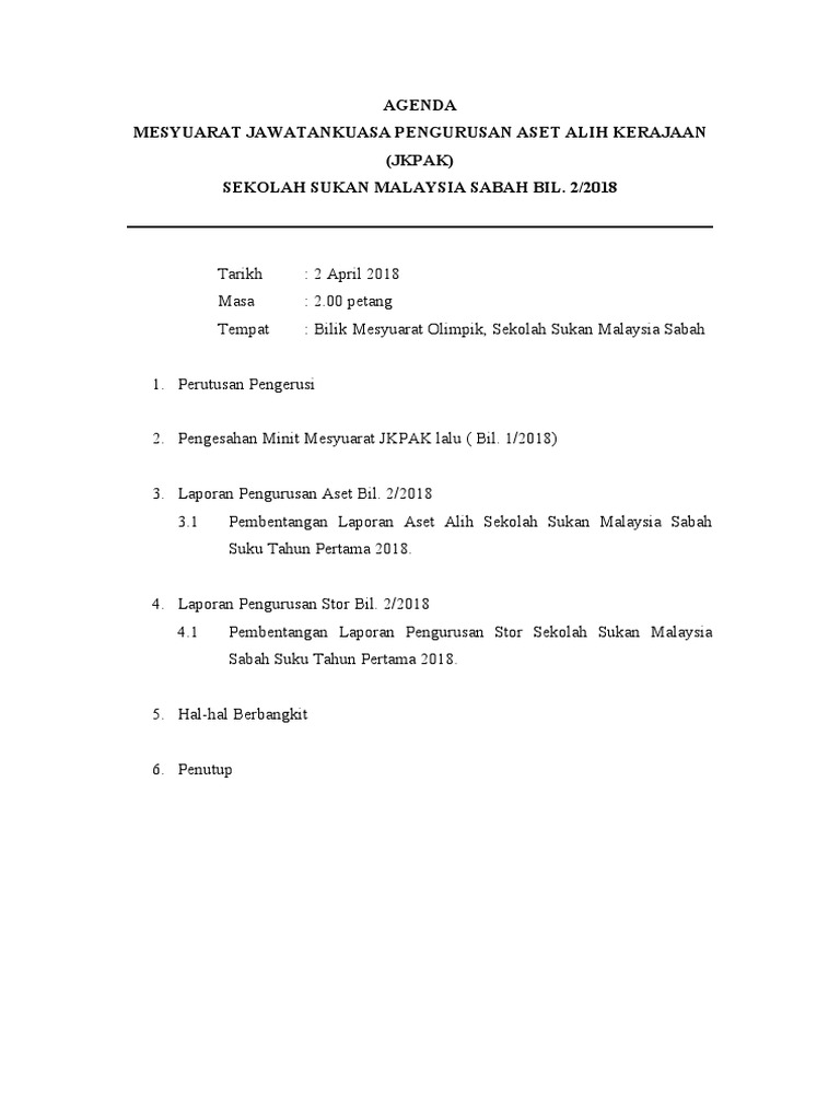 AGENDA  PDF