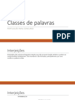 Morfologia - Classes de Palavras - Interjeicao Preposicao Conjuncao