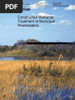 Constructed Wetlands Treatment of Municipal Wastewaters: Manual
