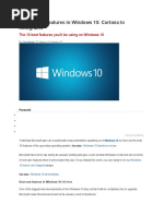 10 Best New Features in Windows 10