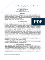 Maximum A Posteriori Decoding Algorithms For Turbo Codes: Hamid R. Sadjadpour