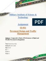 Comparative Study Between Flexible and Rigid Pavement