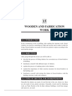 Wooden and Fabrication Parameters