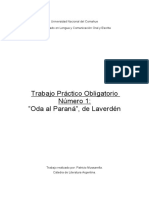 Análisis del poema 'Oda al Paraná' de Lavardén